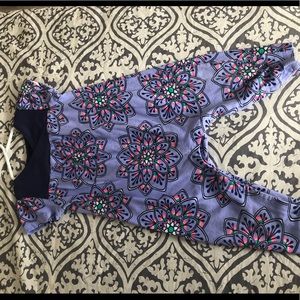 Tea Collection snap up romper 6-12 months